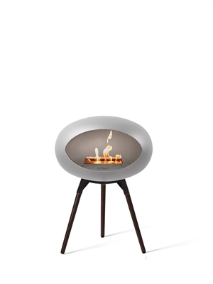 Le Feu - Dome - Ground Wood Low - Nickel smoked oak